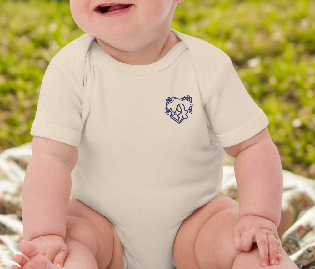 Tutina neonato in cotone organico Mama Love